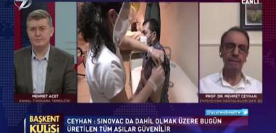 Mehmet Ceyhan: İkinci doz aşıların geciktirilmesi etkinliğinden bir şey kaybettirmez