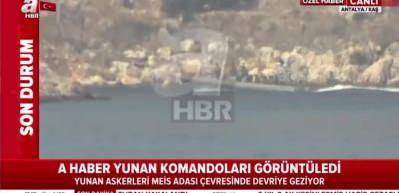 Meis Adası &ccedil;evresinde Yunan komandoları! İşte o g&ouml;r&uuml;nt&uuml;ler...