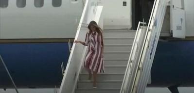 Melania Trump Afrika'ya gitti