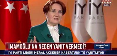 Meral Akşener'den 'Proje ittifak' itirafı