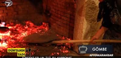 Meşhur haşhaşlı Afyon katmeri ve k&uuml;le g&ouml;m&uuml;len ekmeği