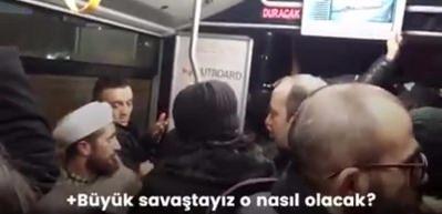 Metrob&uuml;s tarihinin en seviyeli tartışması!