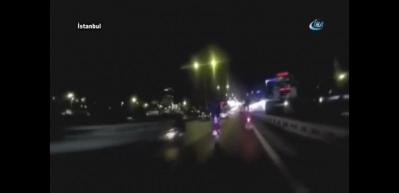 Motosikletli şov k&ouml;t&uuml; bitti