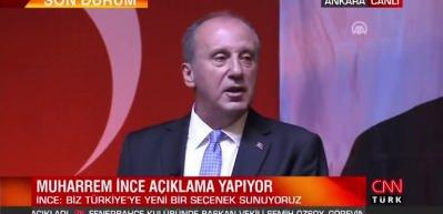 Muharrem İnce: Bin G&uuml;nde Memleket" adlı bir hareket başlattığını a&ccedil;ıkladı