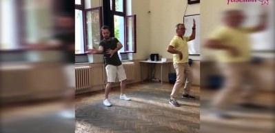 Murat Dalkılı&ccedil; pandomim dersi aldı