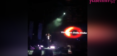 Mustafa Sandal Harbiye A&ccedil;ıkhava konserine u&ccedil;arak geldi!