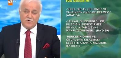 Nihat Hatipoğlu'ndan 'Ecel değişir mi?' sorusuna ilginç yanıt