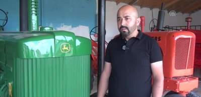 Nostaljik trakt&ouml;rlerden oluşan koleksiyon ilgi &ccedil;ekiyor