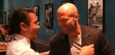 Nusret'in restoranına sürpriz konuk! Jason Statham...