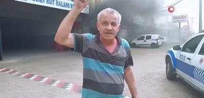 Okan Kocuk'un babası lastik yakıp hakeme k&uuml;f&uuml;r etti