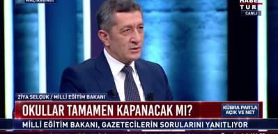 Okullar tamamen kapanacak mı? Bakan Sel&ccedil;uk'tan a&ccedil;ıklama!