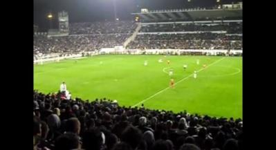 Taraftar g&ouml;z&uuml;yle son saniye gol&uuml;...