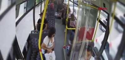 Otob&uuml;ste kalp krizi ge&ccedil;iren yolcuyu şof&ouml;r hastaneye yetiştirdi