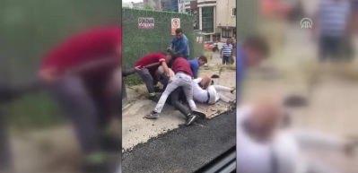 Otob&uuml;ste taciz kavgası kamerada!