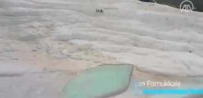 Pamukkale haziranda misafirlerini ağırlamaya hazırlanıyor