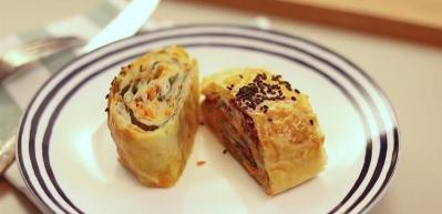 Pastırmalı rulo b&ouml;rek tarifi
