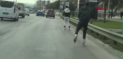 Patenli gen&ccedil;lerin trafikte tehlikeli yolculuğu