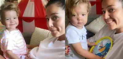Pelin Akil'in ikizlerinden g&uuml;ld&uuml;ren video!
