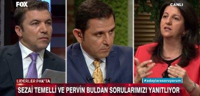 Pervin Buldan'dan FOX TV'de skandal ifadeler