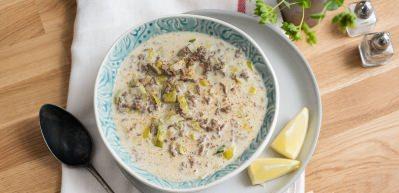 Pırasalı peynir &ccedil;orbası tarifi