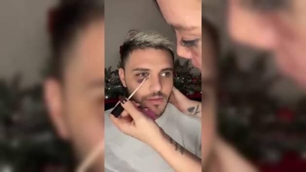 Wanda Nara, Icardi'nin gözündeki morluğu kapattı! - Video 7