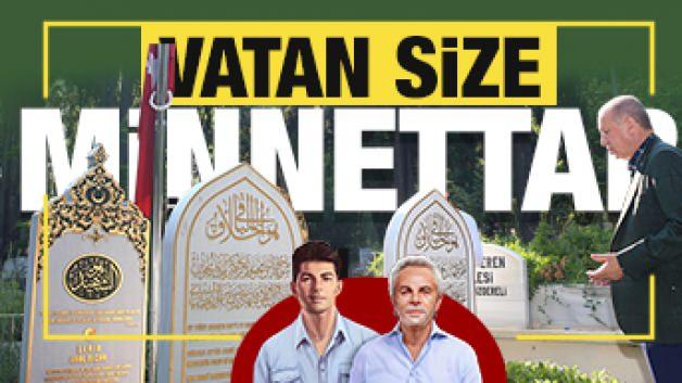 Şehitlerimiz Erol Olçok ve oglu Abdullah Tayyip Olçok unutulmadı