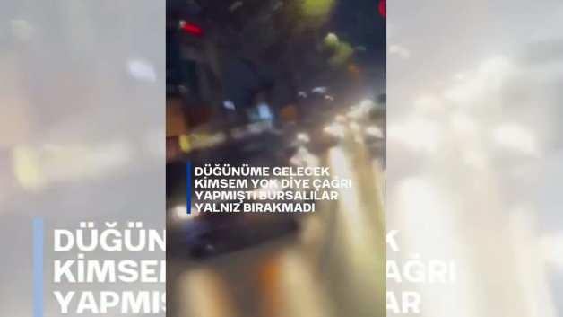 Kırgız damat Kutkeldi "Kimsem yok" dedi! Bursalılar d&uuml;ğ&uuml;ne akın etti!