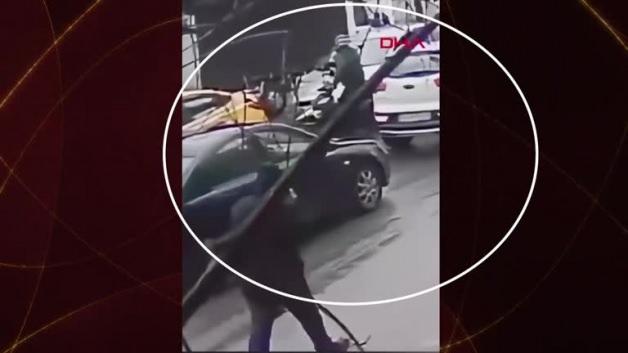 Pendik’te motokuryenin ezildiği kazanın yeni görüntüleri ortaya çıktı