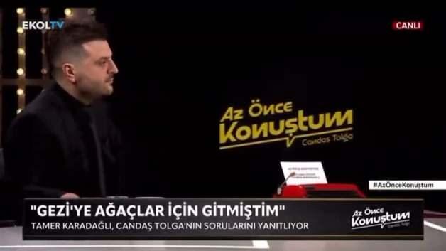Tamer Karadağlı’dan Gezi Parkı sorusuna cevap