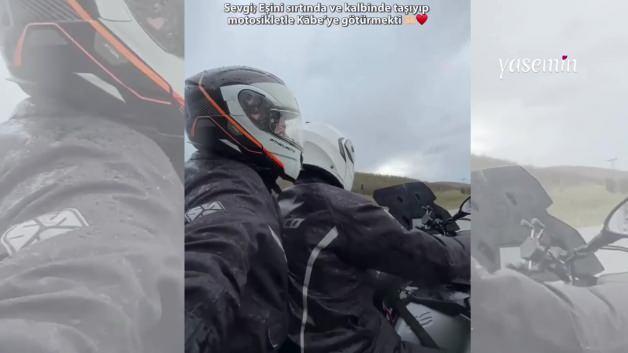 Mehir sözünü tuttu: Motorla Umre’ye Gittiler! Duyan inanamadı