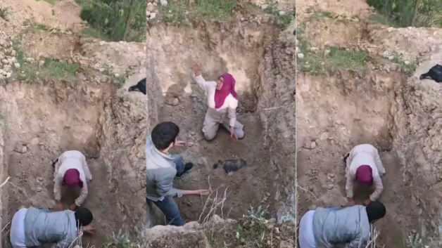 Bursa’da akılalmaz olay! Köpek cesetlerini mezardan çıkarmaya çalıştılar, beddualar ettiler!