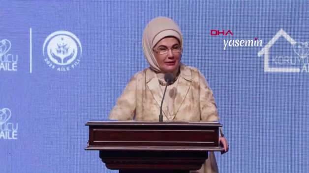 Emine Erdoğan'dan koruyucu aile mesajı: "Gelin aile yılını milat yapalım"