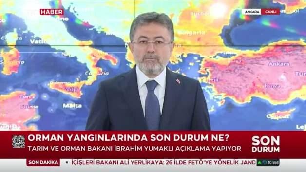 İbrahim Yumaklı: “Karabük’teki ve Uşak’taki orman yangınları kontrol altında”