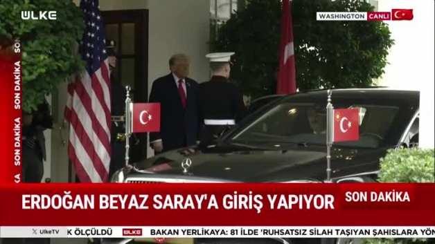 Cumhurbaşkanı Erdoğan-Trump Beyaz Saray'da bir araya geldi