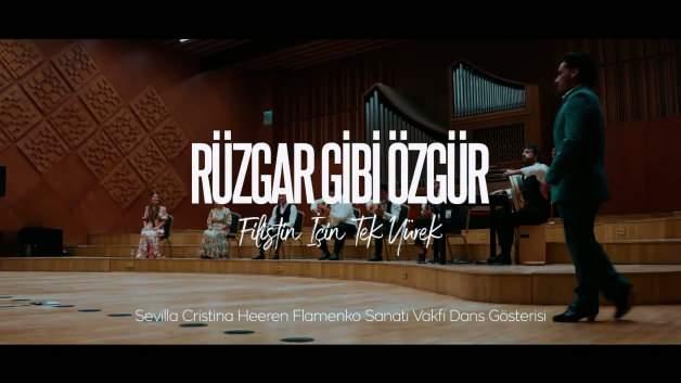 Emine Erdoğan, Gazze'ye destek için düzenlenen flamenko gösterisine katıldı