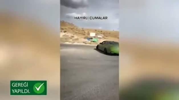 Nevşehir'de drift atan sürücüye 65 bin 69 lira ceza kesildi