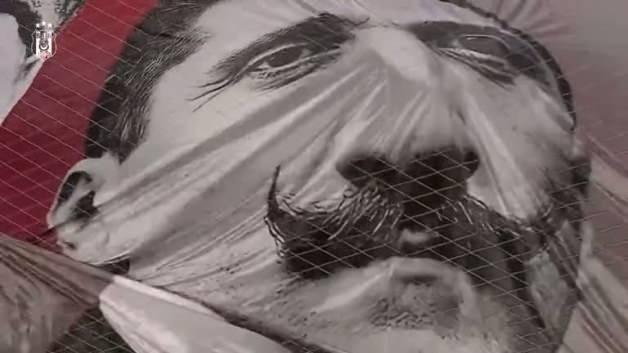 Beşiktaş’tan 123. yıla özel pankart: Milli tarihimize bir vefa Beşiktaş’tan 123. yıla özel pankart: Milli tarihimize bir vefa