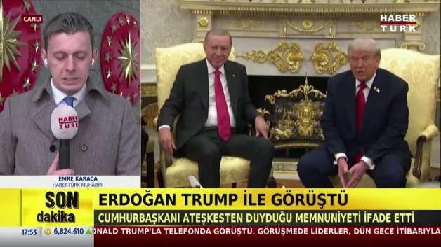 Cumhurbaşkanı Erdoğan, ABD Başkanı Trump'la telefonda g&ouml;r&uuml;şt&uuml;