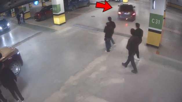 AVM otoparkında drift attılar, 700 bin lira ceza yediler!