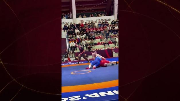 Rıza Kayaalp, Ermeni rakibini 78&rsquo;inci saniyede tuş etti