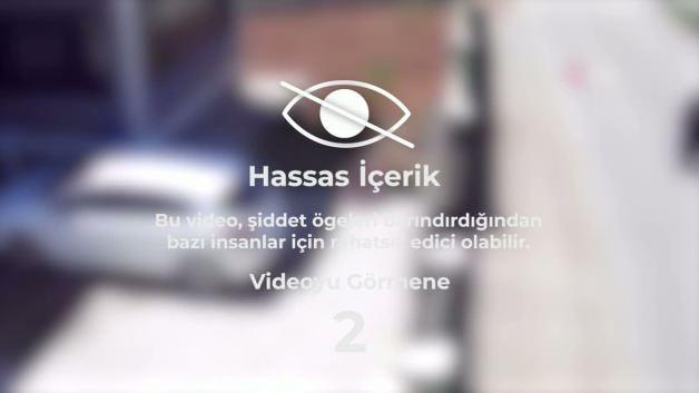 Kahramanmaraş’ta hafif ticari aracın yayaya çarptığı kaza güvenlik kamerasında