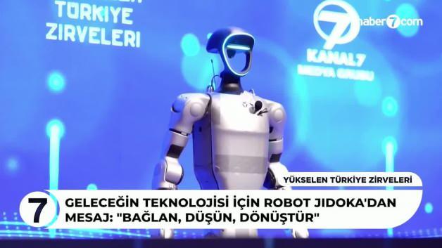 Geleceğin teknolojisi i&ccedil;in robot Jidoka'dan mesaj: "Bağlan, D&uuml;ş&uuml;n, D&ouml;n&uuml;şt&uuml;r"