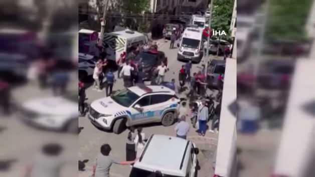Esenyurt'ta komşu kavgasına m&uuml;dahale eden polise mukavemet