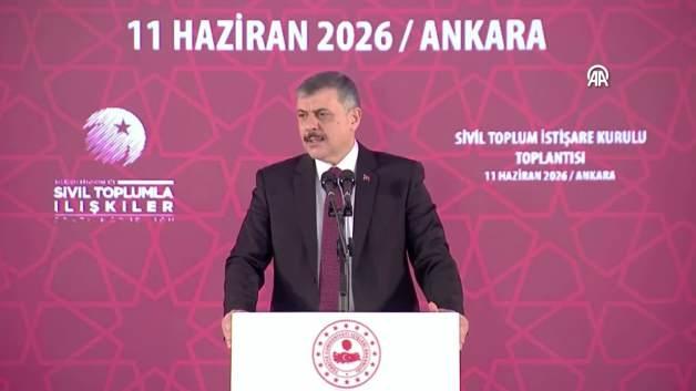 Tarım ve Orman Bakanı Mustafa Çiftçi konuşma yaparken