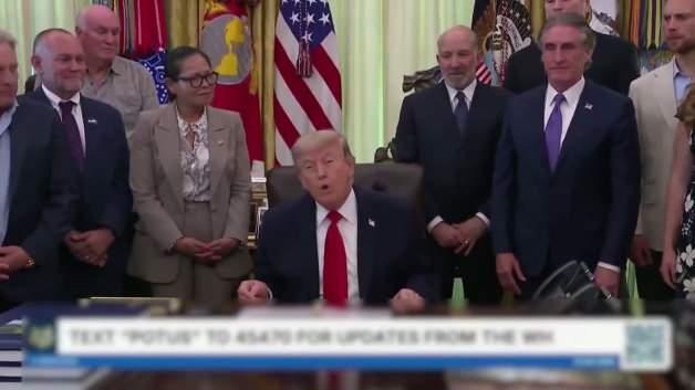 Donald Trump "İran ile savaşı bug&uuml;n bitirdik" dedi