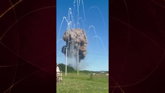 Rusya'da mühimmat deposunda patlama