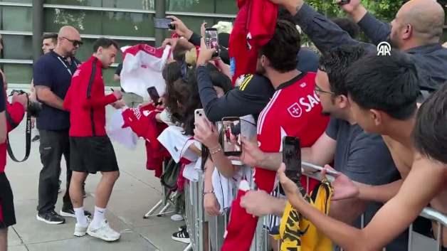A Milli Futbol Takımı oyuncuları San Francisco'da taraftarlarla buluştu.
