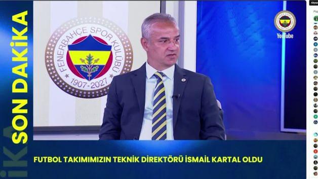 Fenerbah&ccedil;e'nin yeni teknik direkt&ouml;r&uuml; İsmail Kartal oldu