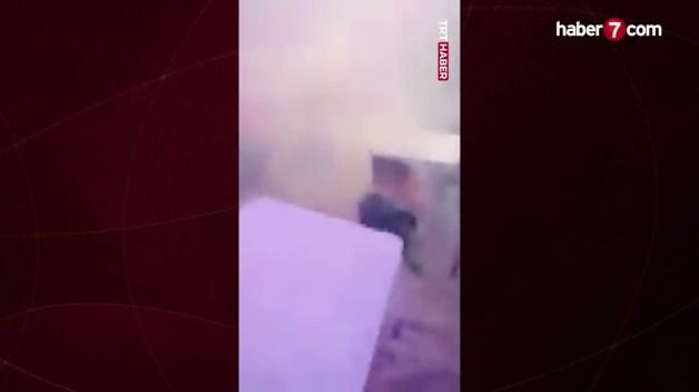Doğu Kudüs'te bir düğün törenine İsrail güçlerinin müdahalesi sonucu gazdan etkilenen insanlar.