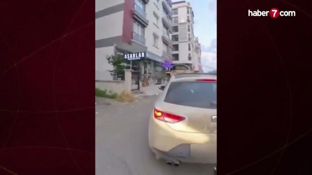 Samsun Atakum'da trafik kazası sonrası özür dileyen sürücü